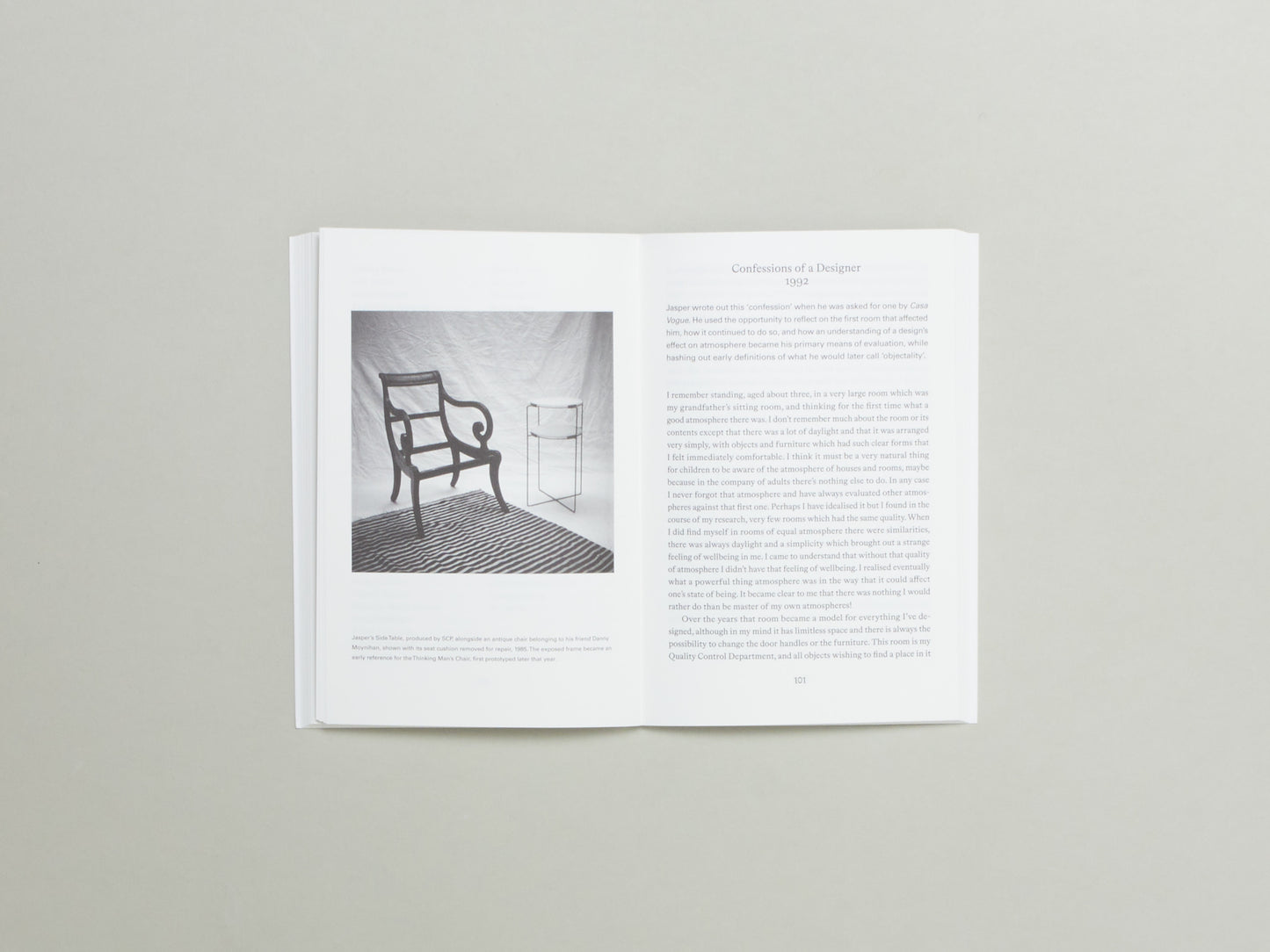 Jasper Morrison, The Unimportance of Form