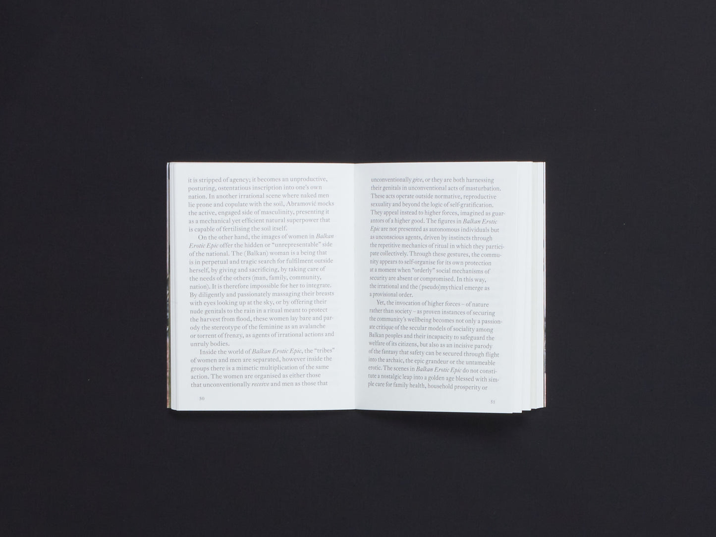 Marina Abramović: On the Erotic