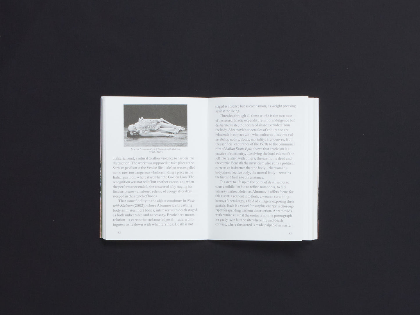 Marina Abramović: On the Erotic