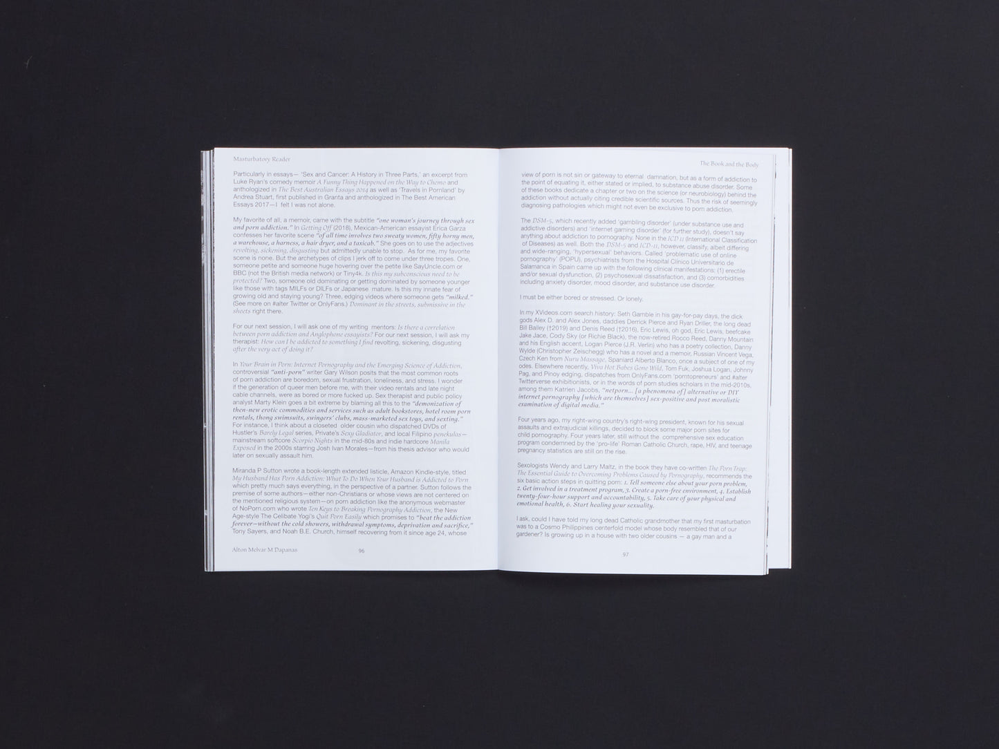 Masturbatory Reader, Reprint Edition