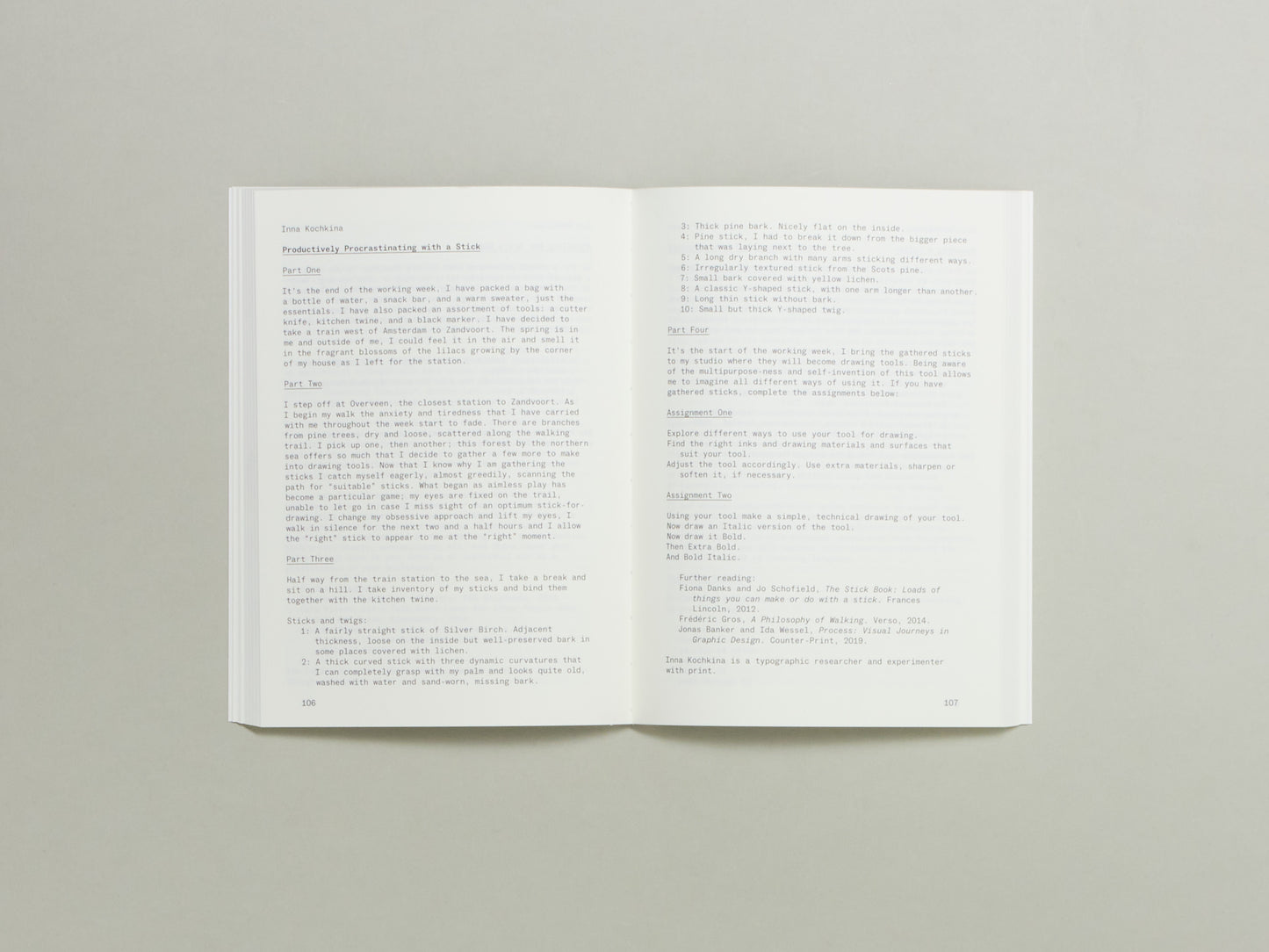 James Dyer, Nick Deakin (eds.), Ninety-Nine Graphic Design Workshops: The way we attend to things