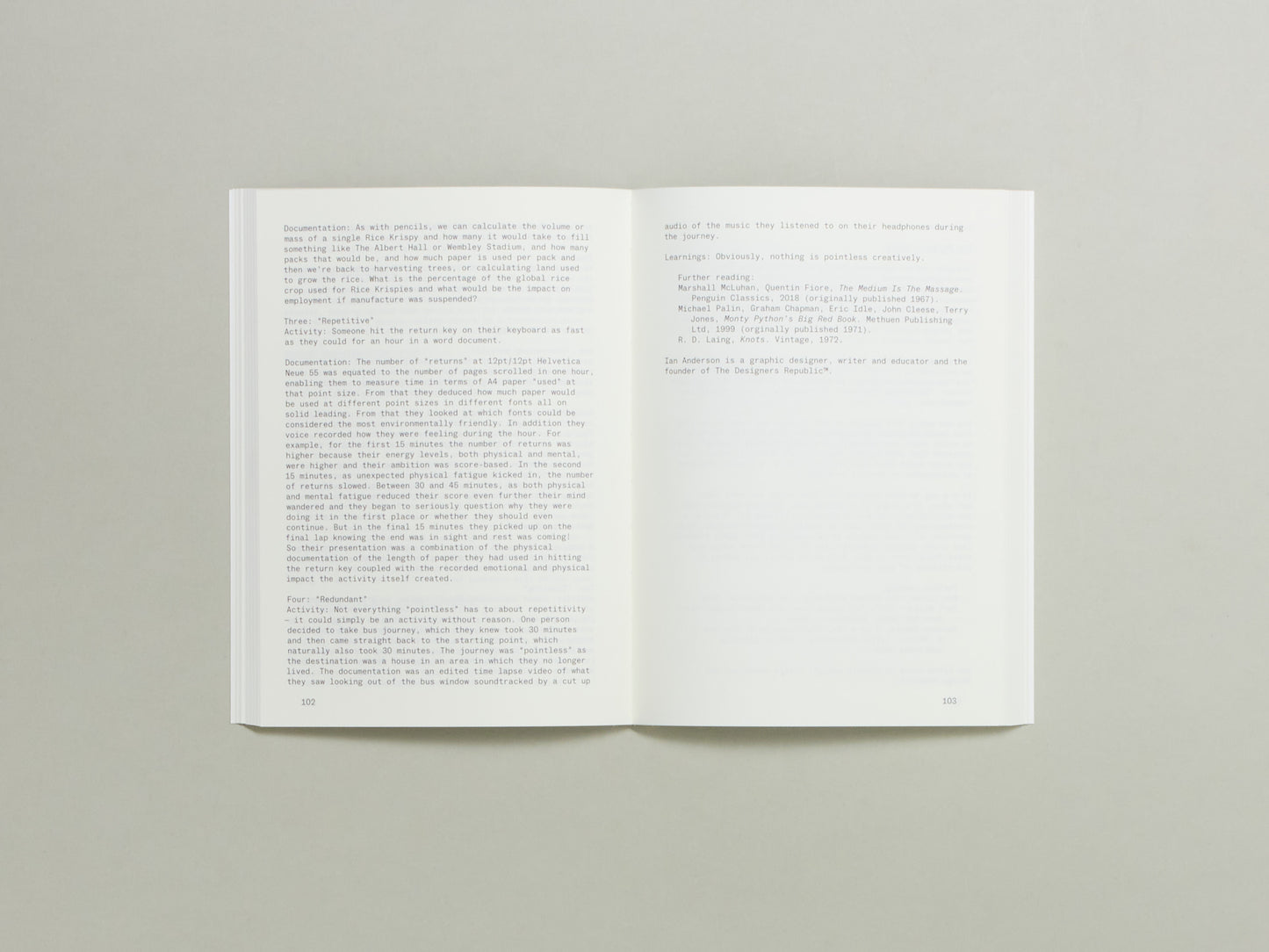James Dyer, Nick Deakin (eds.), Ninety-Nine Graphic Design Workshops: The way we attend to things