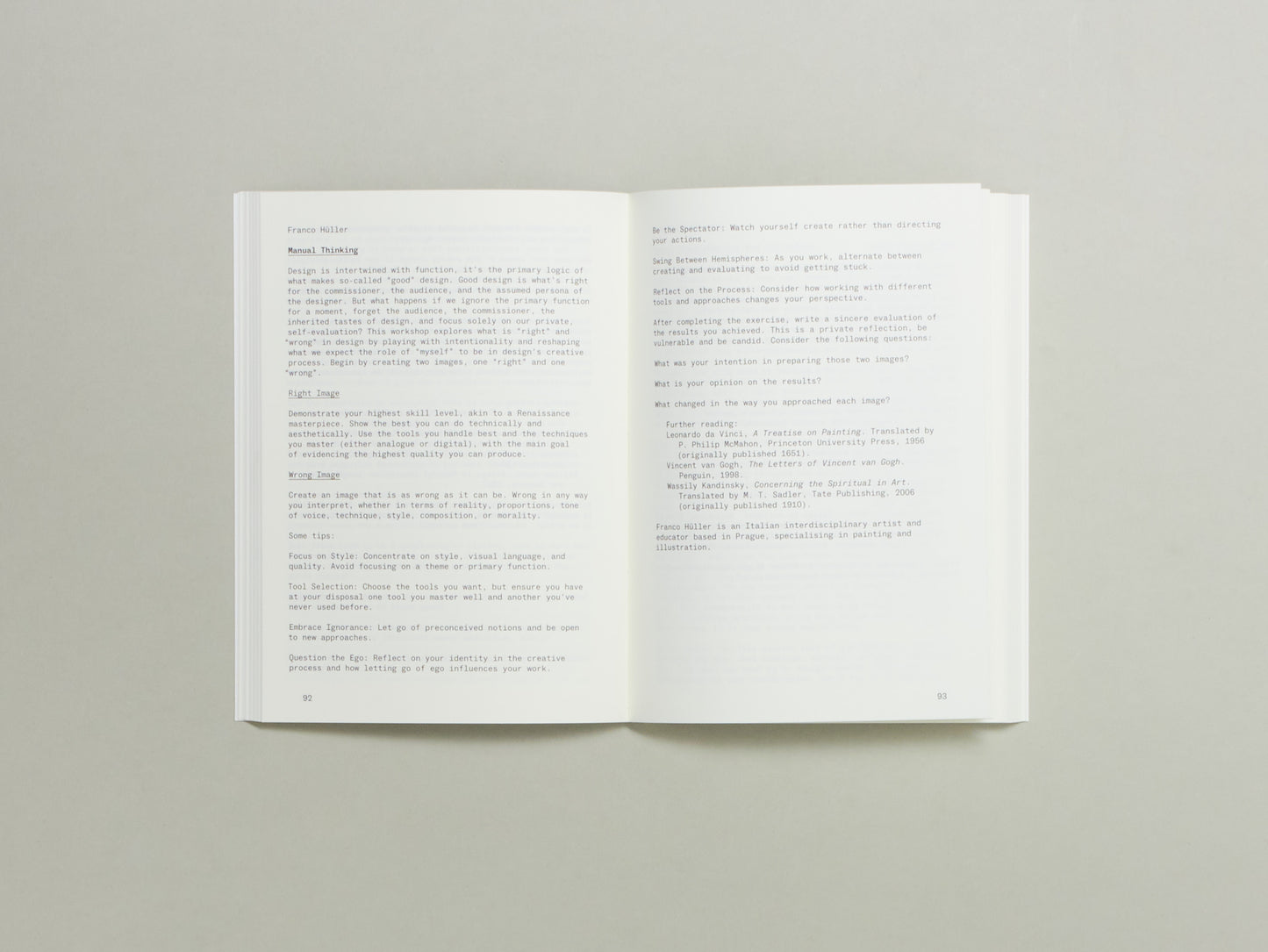 James Dyer, Nick Deakin (eds.), Ninety-Nine Graphic Design Workshops: The way we attend to things