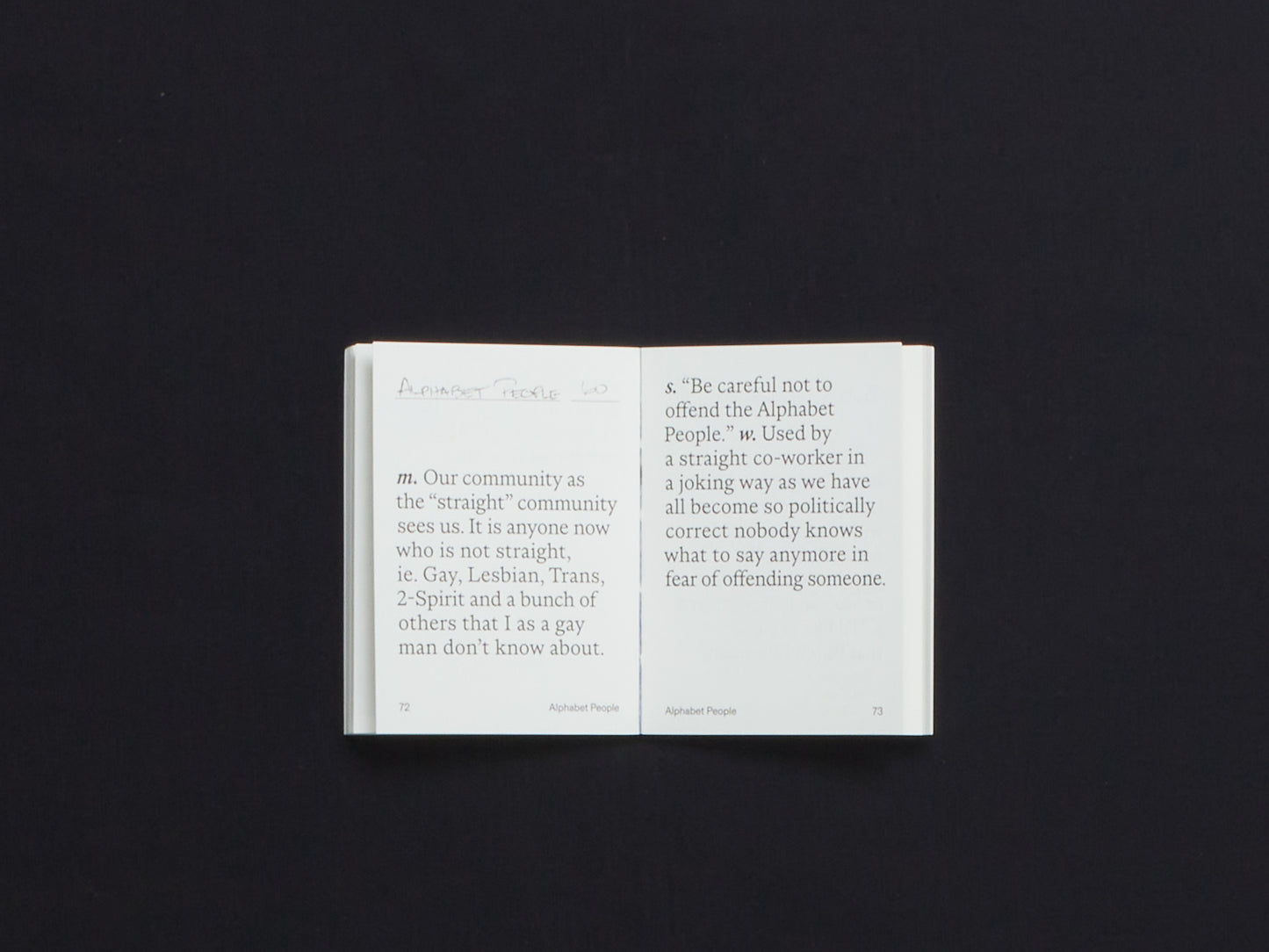 Paige Gratland, The Queers’ Vernacular (Slanguage)