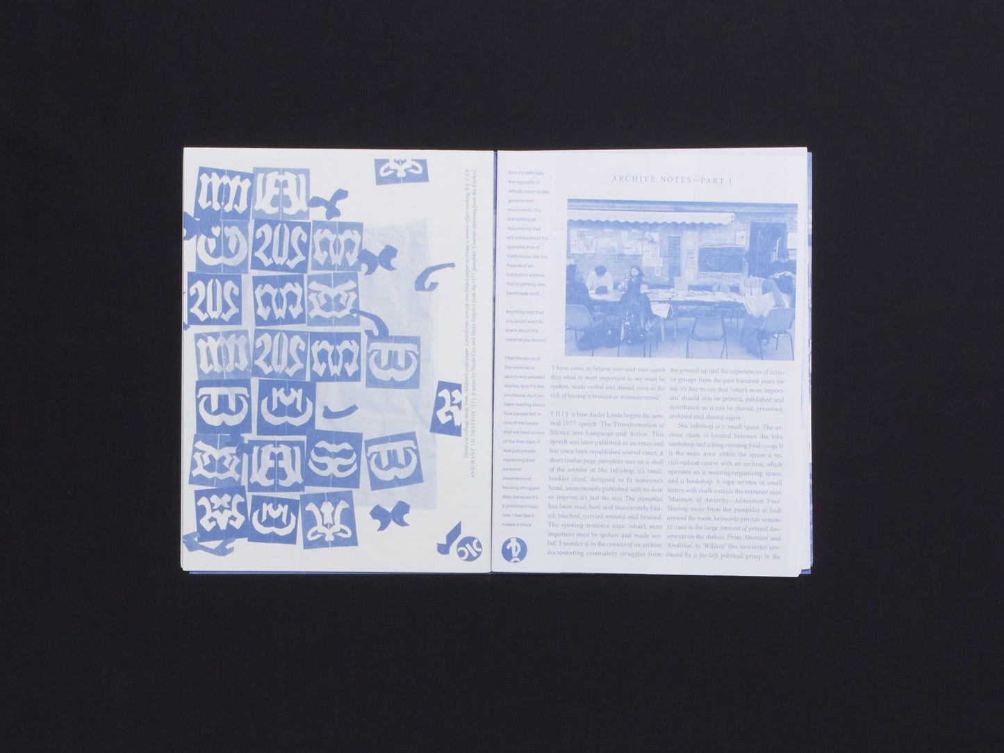 Unbound, Unfinished, Unheard of: a Collaborative Research Project in the Archive at 56a Infoshop