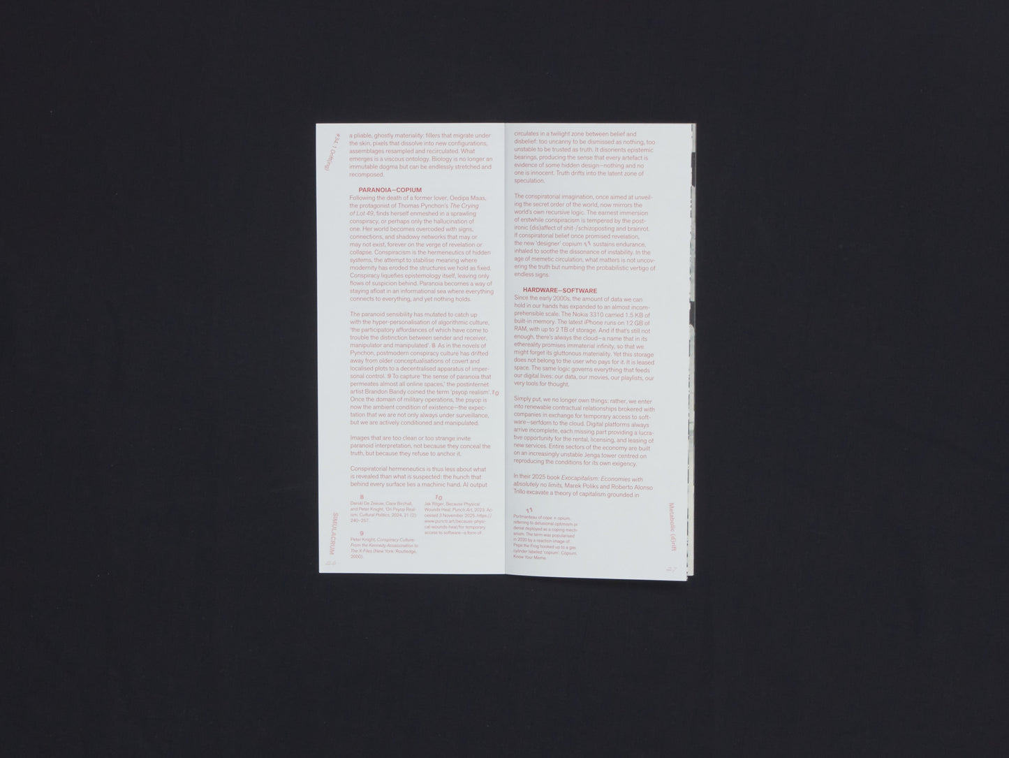 Simulacrum Issue 34#1:  Drift(ing)