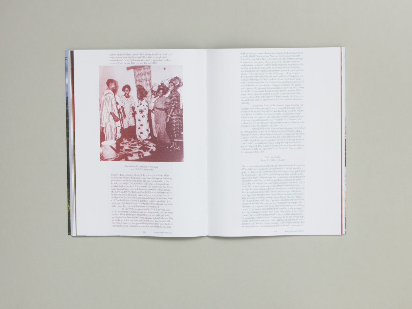 Fabricating Adjacency (eds.), Textile, Trade & Terror (Owú, Fil, Faden, Thread)