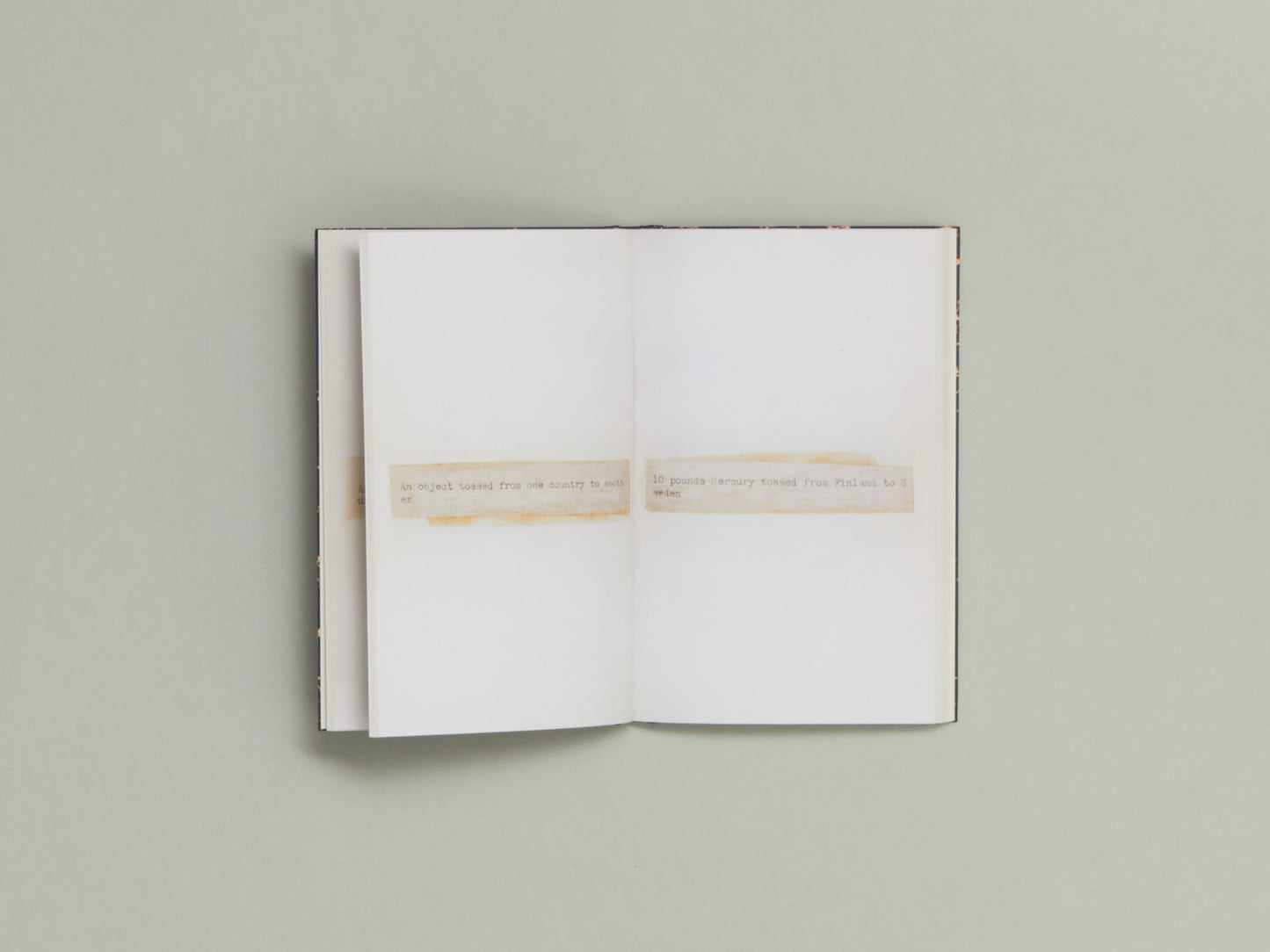 Lawrence Weiner, Terminal Boundaries