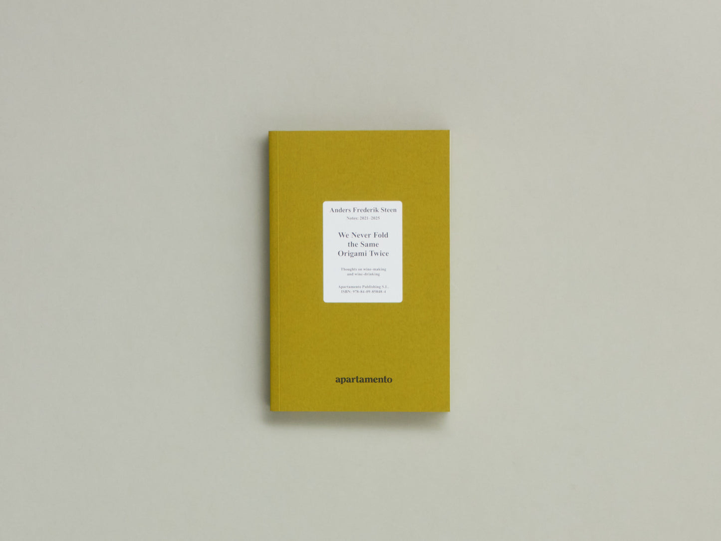 Anders Frederik Steen, We Never Fold the Same Origami Twice