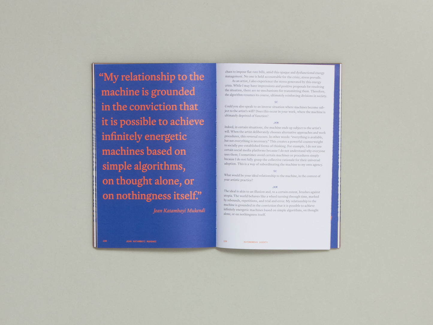Autonomous Agents: Artists on Human-Machine Interaction
