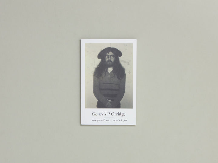 Genesis P- Orridge, Coumplete Poems - 1960's & 70's
