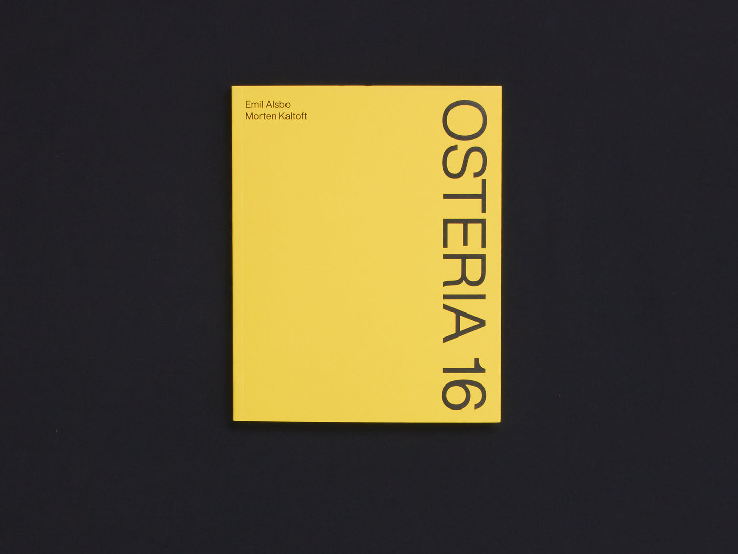 OSTERIA 16 NO. 1, English Edition, Morten Kaltoft and Emil Alsbo