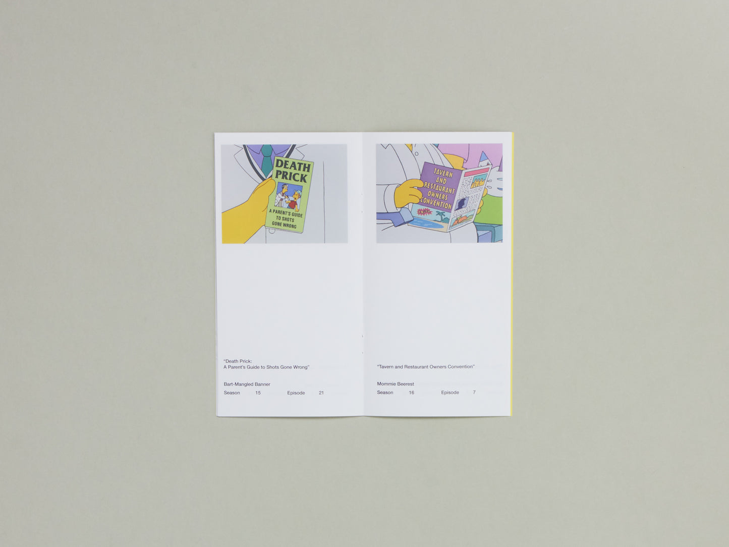 So You've Purchased A Simpsons Pamphlet Zine