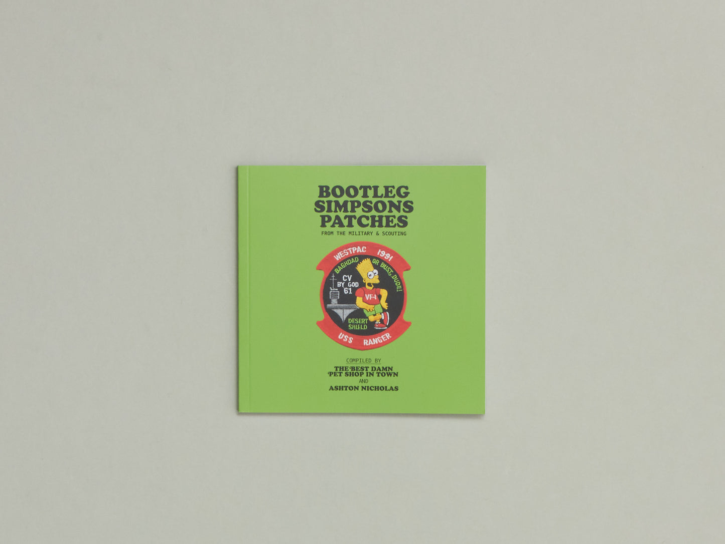 Bootleg Simpsons Patches from the Military & Scouting
