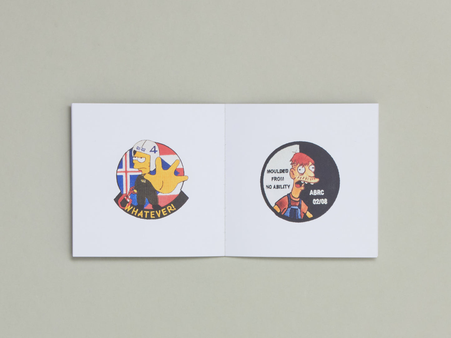 Bootleg Simpsons Patches from the Military & Scouting