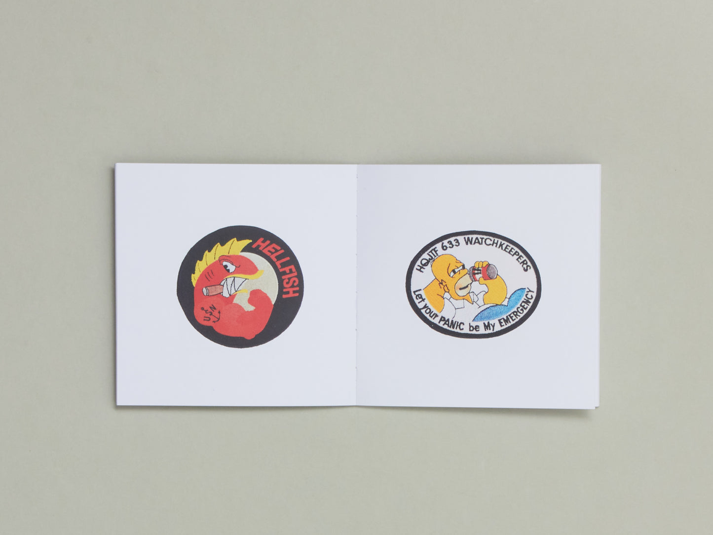Bootleg Simpsons Patches from the Military & Scouting