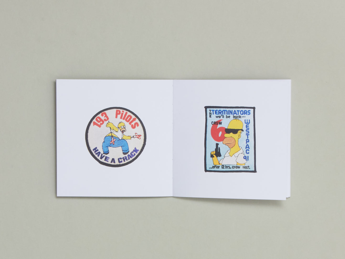 Bootleg Simpsons Patches from the Military & Scouting