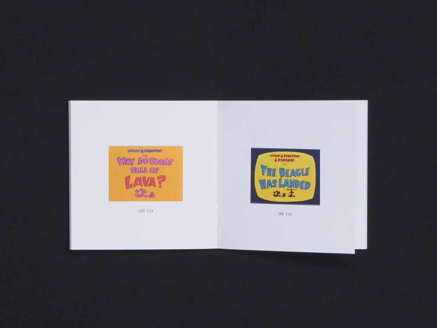 Title Cards from The Itchy & Scratchy Show