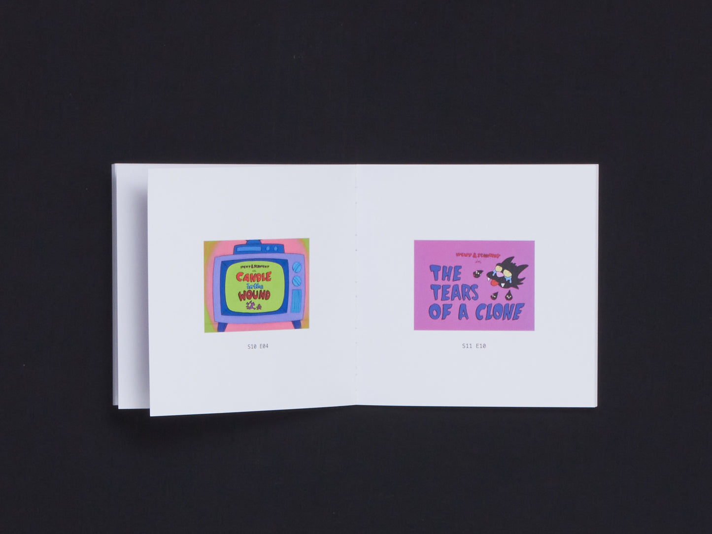 Title Cards from The Itchy & Scratchy Show