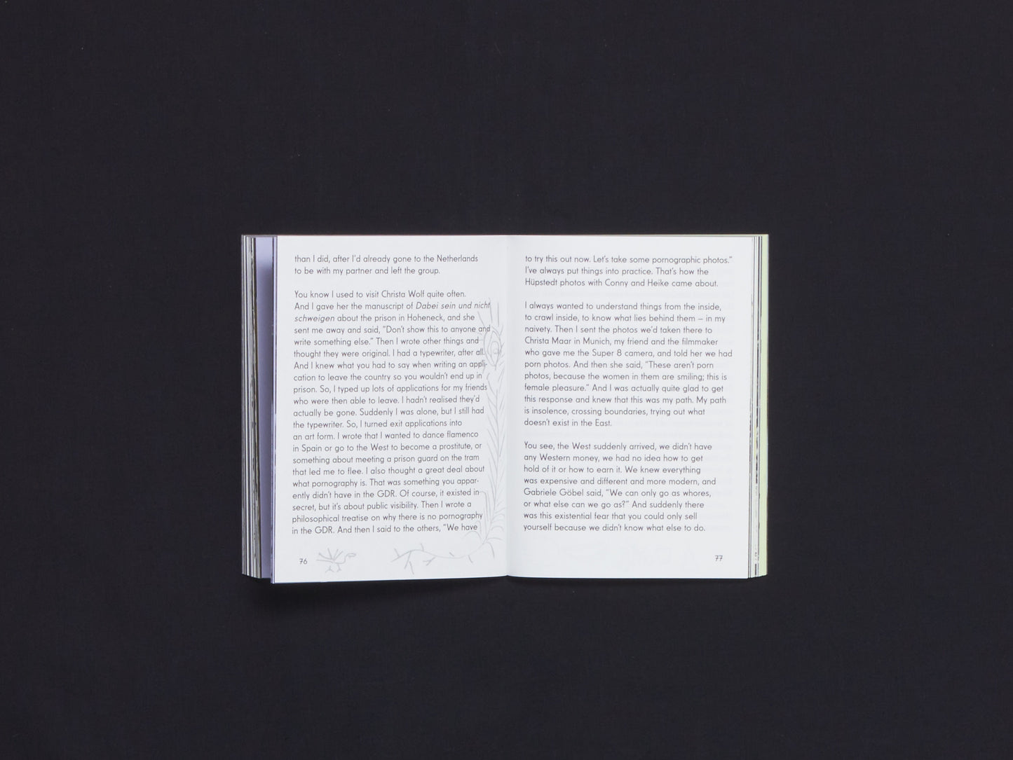 Gabriele Stötzer, On Fleeing into the Public