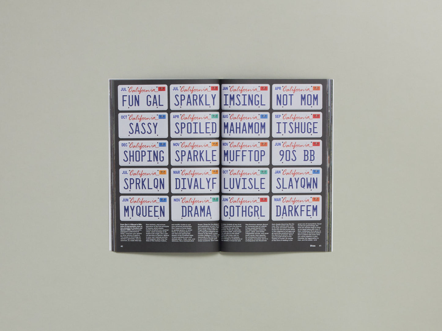 God Only Knows: A Field Guide to California Vanity Plates