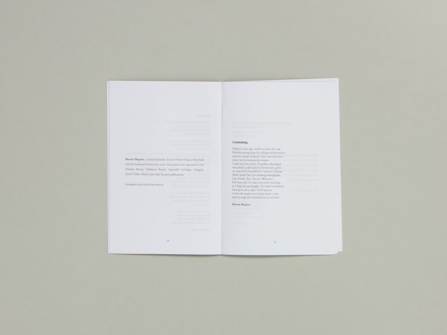Fourteen Poems Issue 20