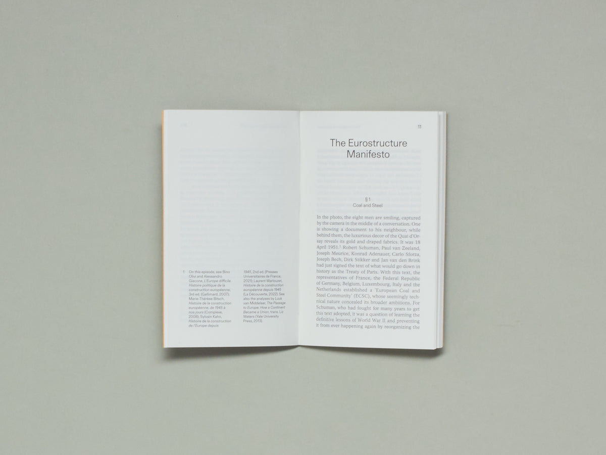 Laurent de Sutter, The Eurostructure Manifesto