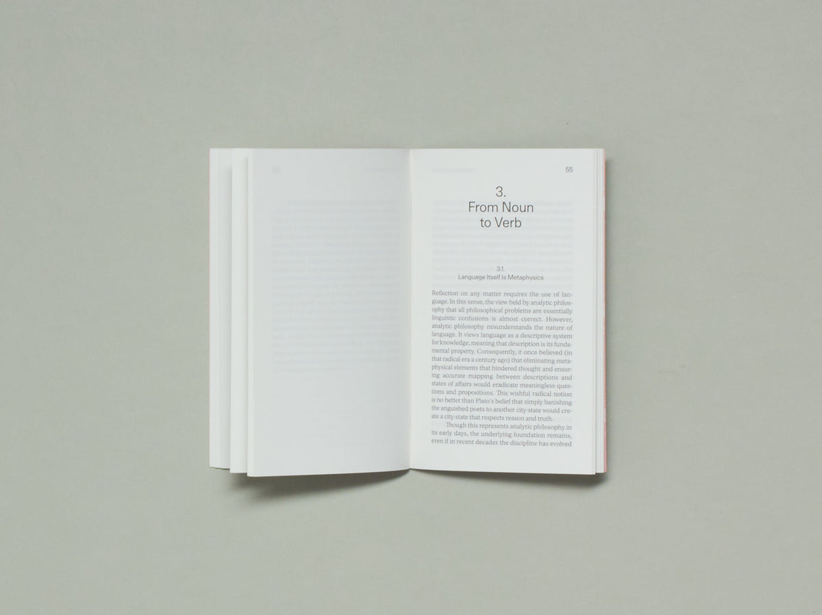 Zhao Tingyang, An Ontology of Verbs
