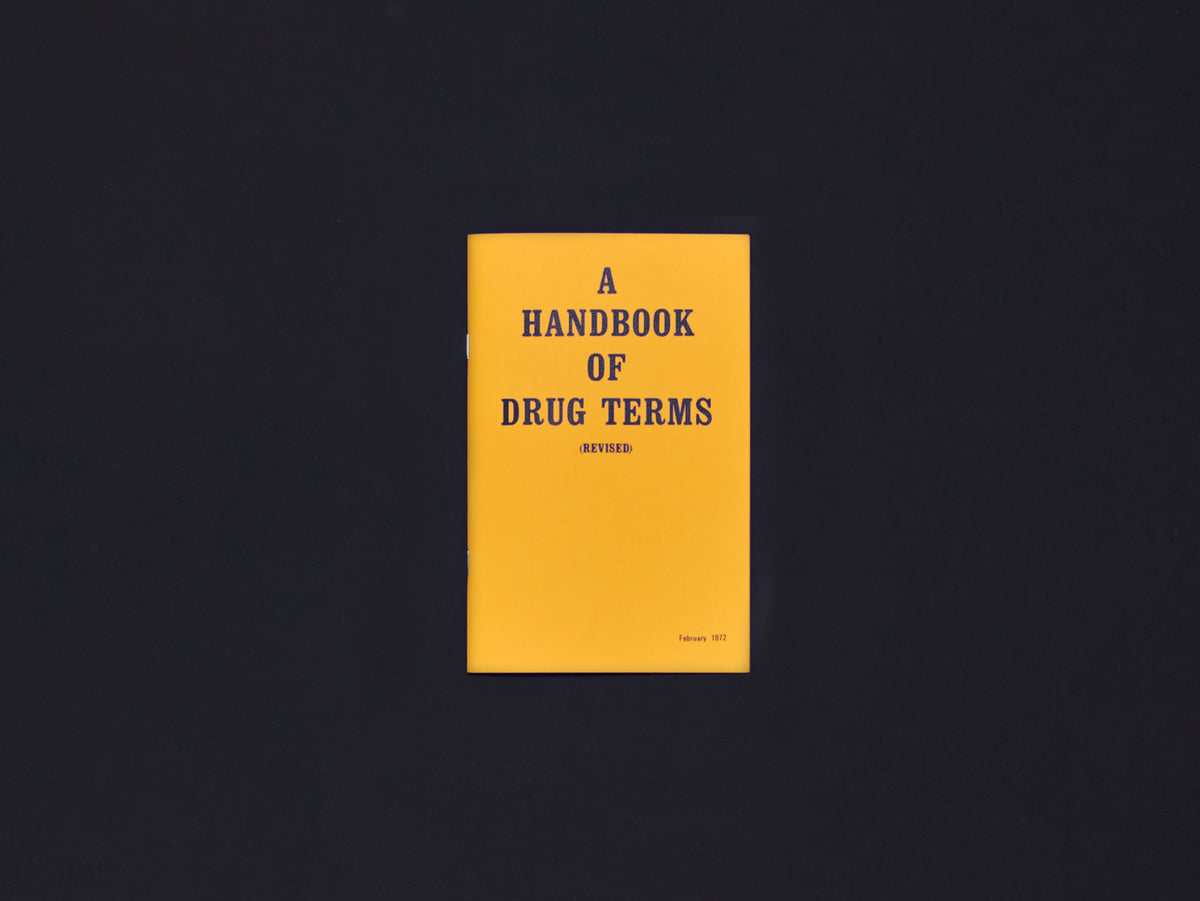 A Handbook of Drug Terms