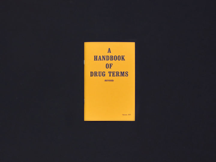 A Handbook of Drug Terms