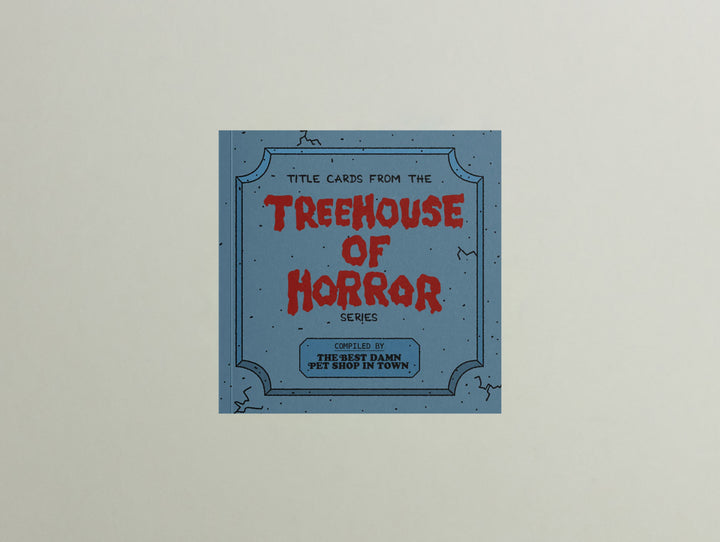 Title Cards from The Tree House of Horror Series