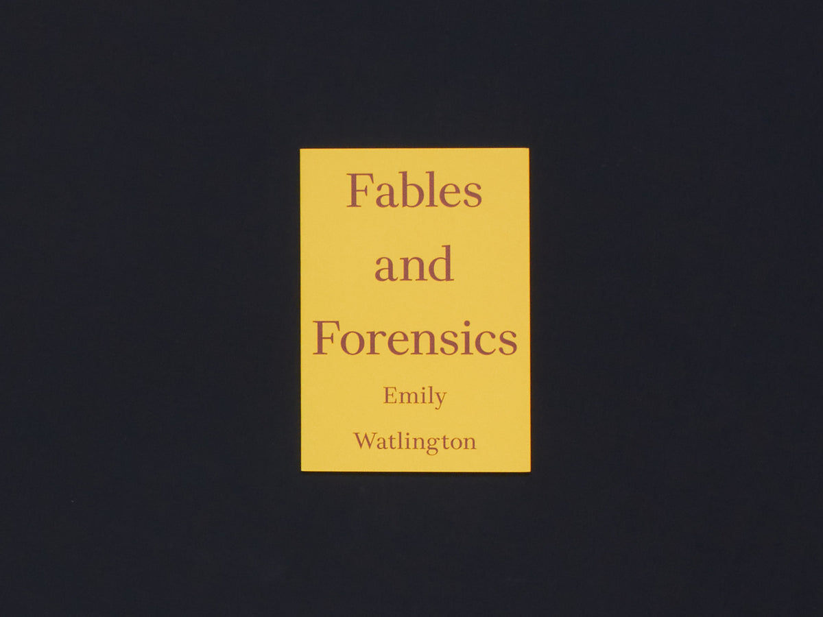 Emily Watlington, Fables and Forensics
