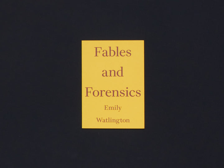 Emily Watlington, Fables and Forensics